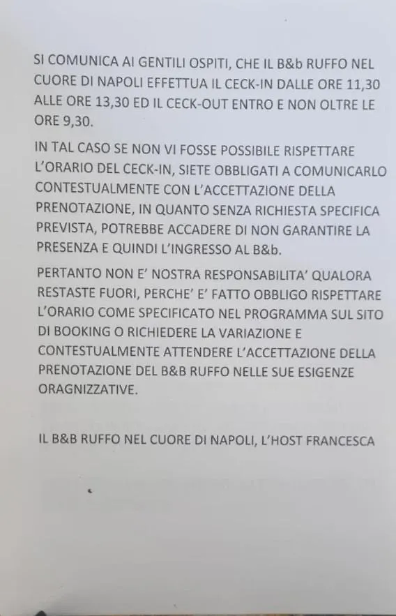 B&B Ruffo Nel Cuore Di Napoli